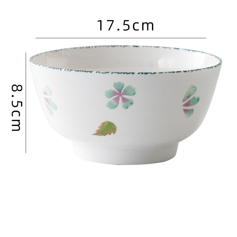 Creative And Simple Ceramic Round Noodle Bowl
