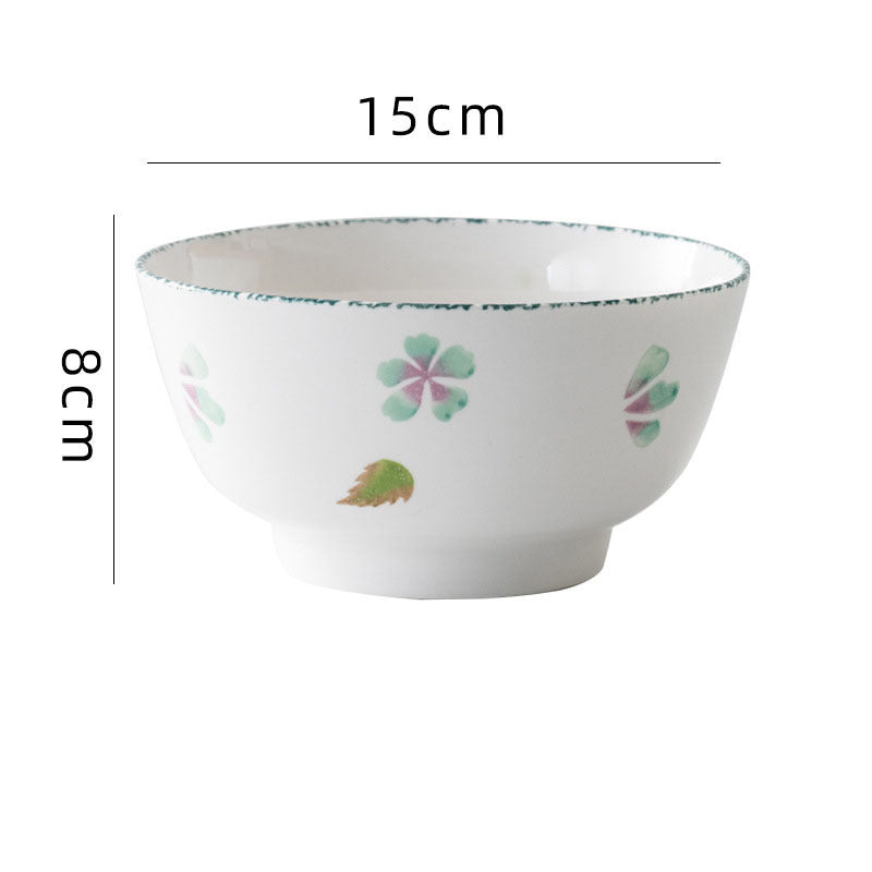 Creative And Simple Ceramic Round Noodle Bowl