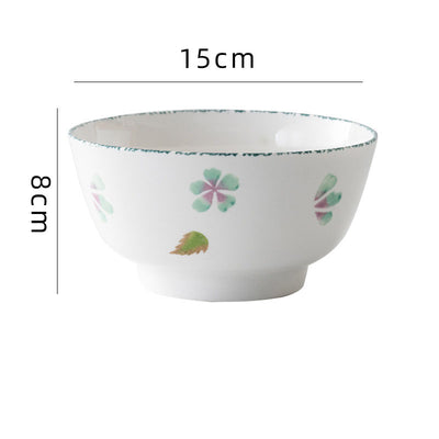 Creative And Simple Ceramic Round Noodle Bowl