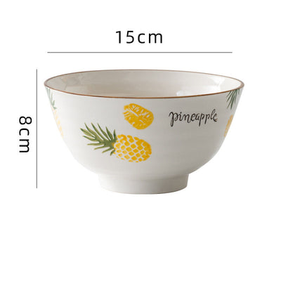 Creative And Simple Ceramic Round Noodle Bowl