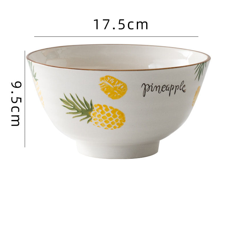 Creative And Simple Ceramic Round Noodle Bowl