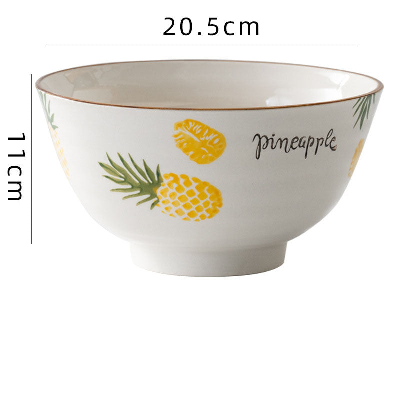 Creative And Simple Ceramic Round Noodle Bowl