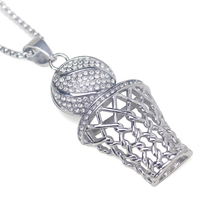 Basketball box necklace