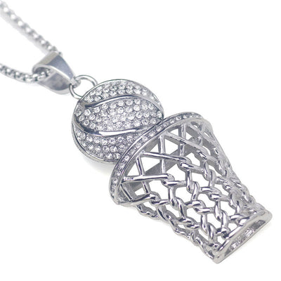Basketball box necklace