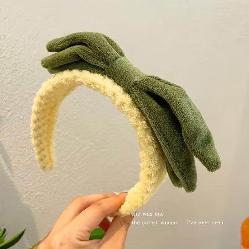 For Face Wash Plush Hair Band