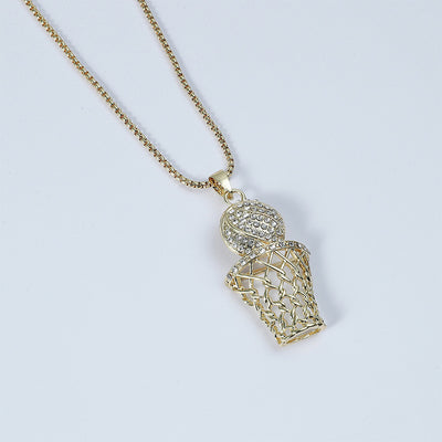 Basketball box necklace