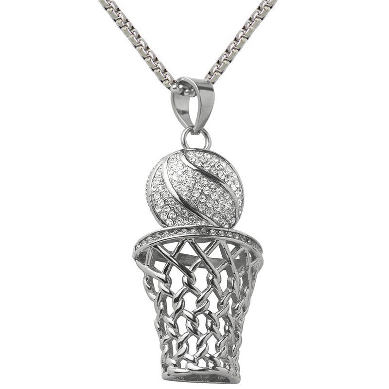 Basketball box necklace