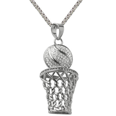 Basketball box necklace