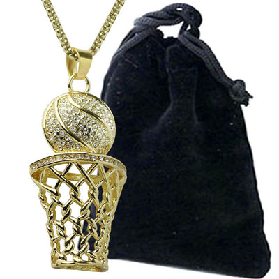 Basketball box necklace