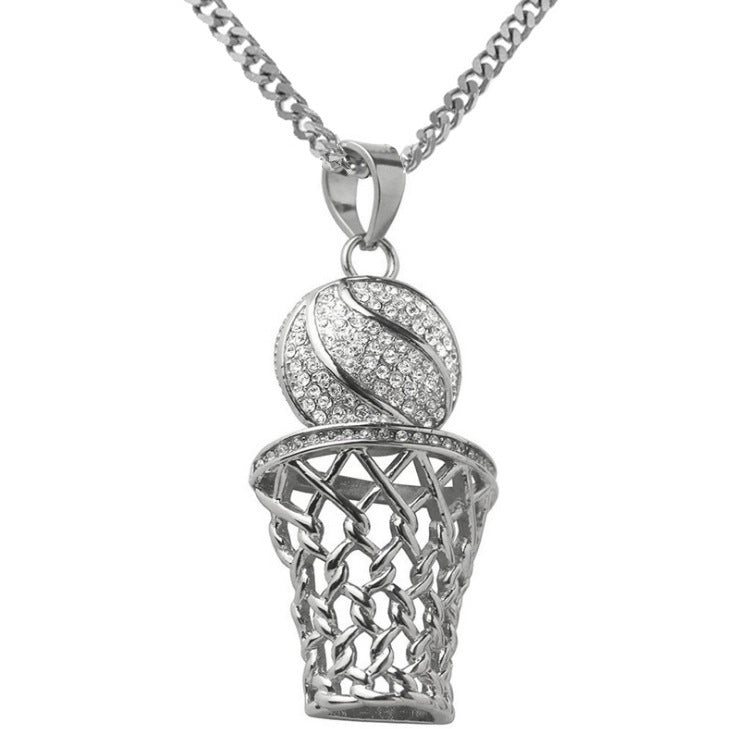 Basketball box necklace