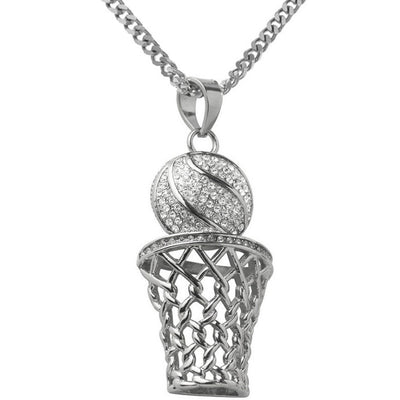 Basketball box necklace