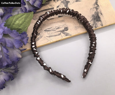 Silkworm Silk Screen Red Hair Accessories Face Washing Thin Edges Hair Band