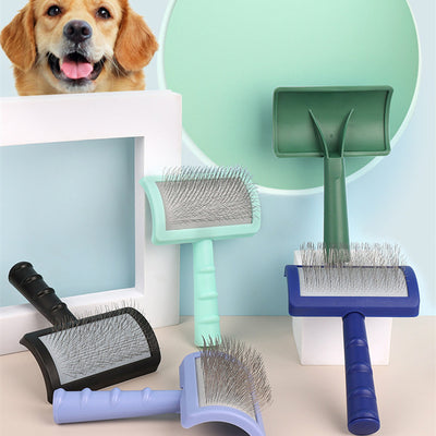 Pet Needle Comb Dog Brushed Curved Dog Comb