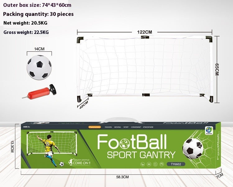Children's Indoor Outdoor Football Goal Frame Portable Detachable Football Gantry Toy
