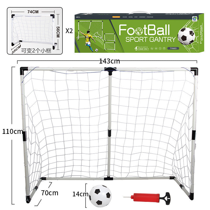 Children's Indoor Outdoor Football Goal Frame Portable Detachable Football Gantry Toy