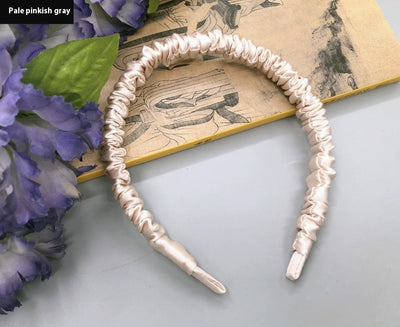 Silkworm Silk Screen Red Hair Accessories Face Washing Thin Edges Hair Band