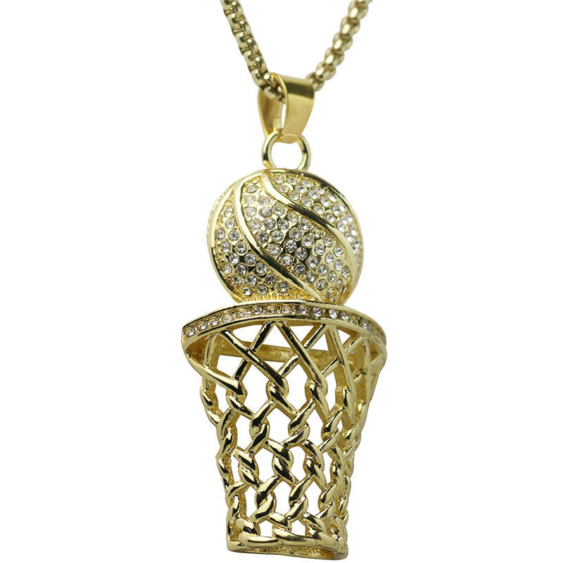 Basketball box necklace