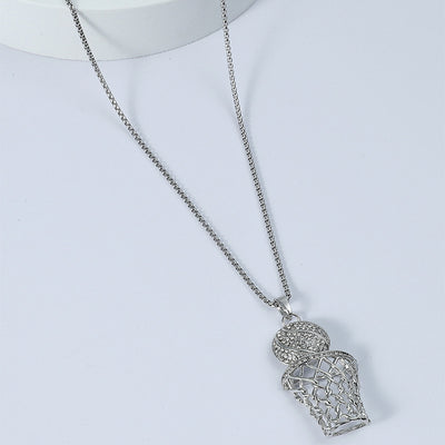 Basketball box necklace