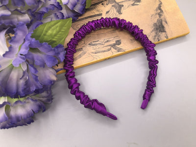 Silkworm Silk Screen Red Hair Accessories Face Washing Thin Edges Hair Band