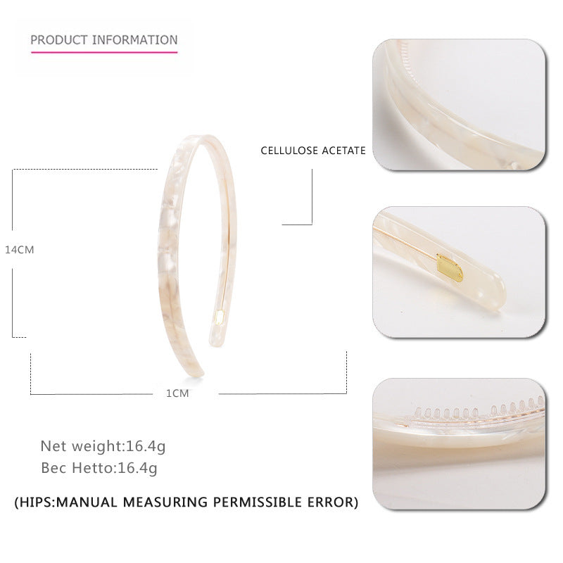 Women's Toothed Non-slip Face Wash Hair Band
