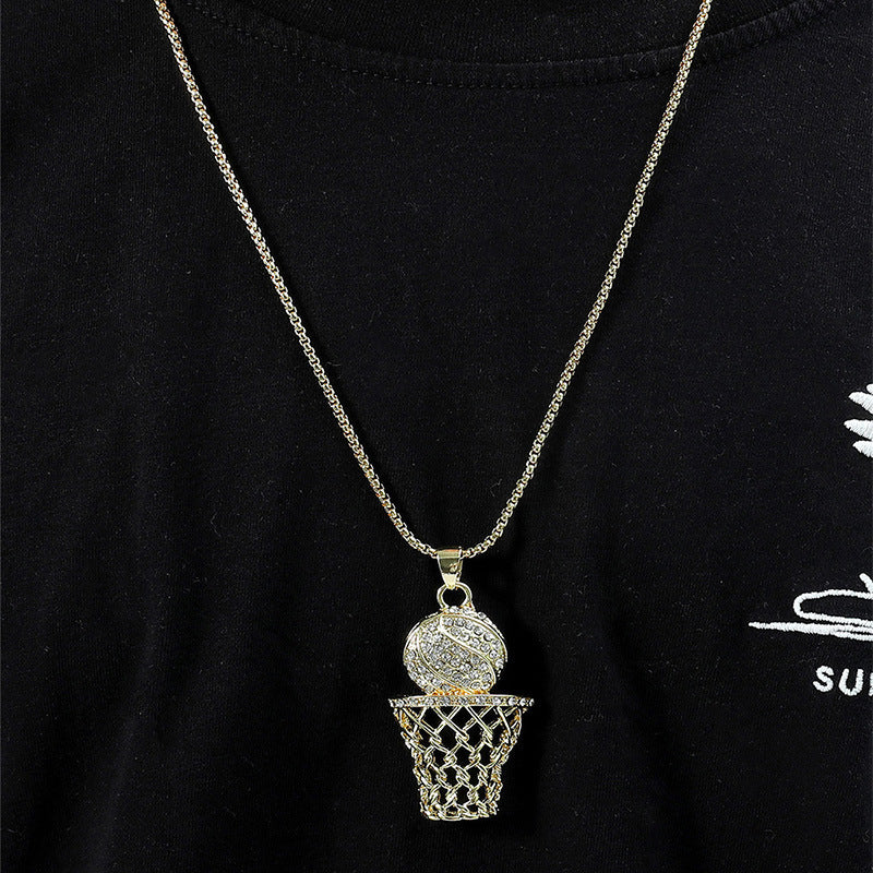Basketball box necklace
