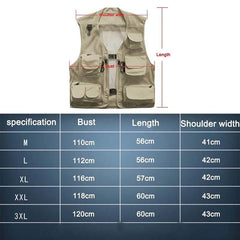 Ultra Light Tactical Fishing Vest