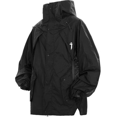 Outdoor Sports Summer New Three-dimensional Hooded Sun Protection Clothing Men