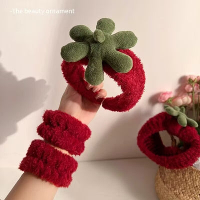 For Face Wash Plush Hair Band