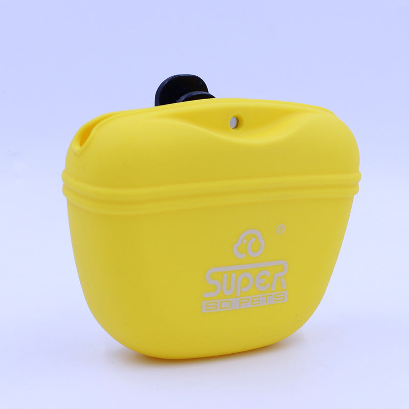 Silicone Dog Training Bag Outdoor Dog Food Bag
