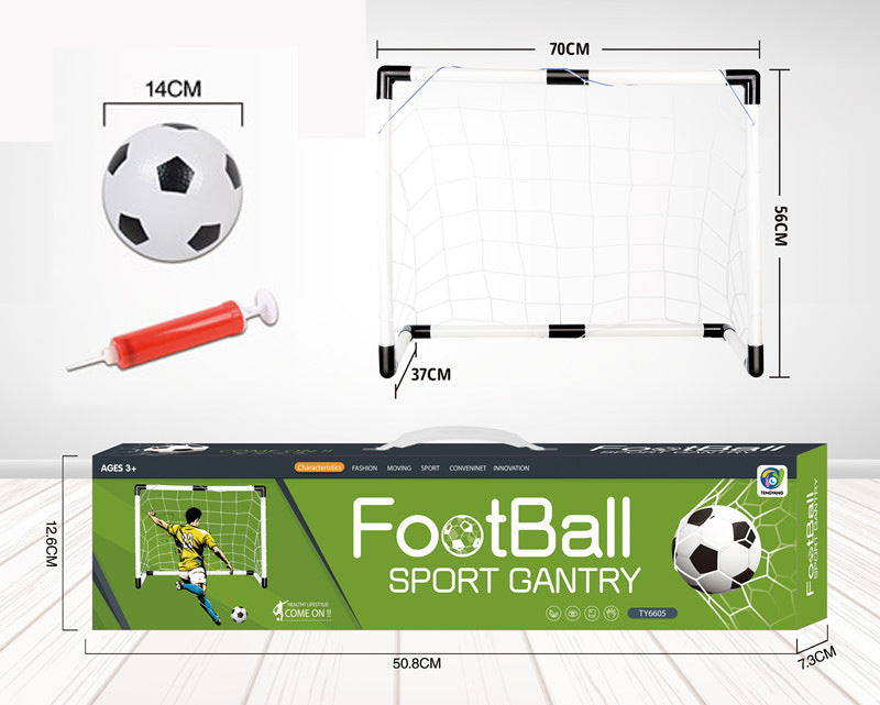 Children's Indoor Outdoor Football Goal Frame Portable Detachable Football Gantry Toy
