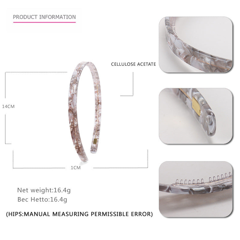Women's Toothed Non-slip Face Wash Hair Band