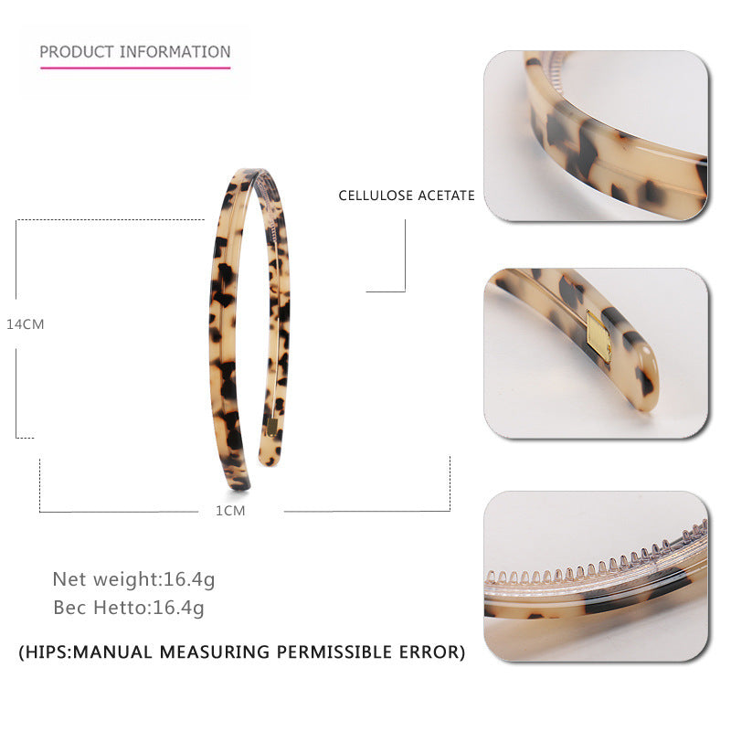 Women's Toothed Non-slip Face Wash Hair Band